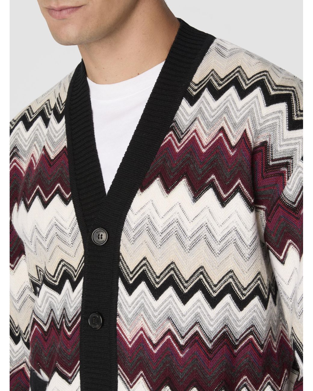Missoni White The Cardigan for men