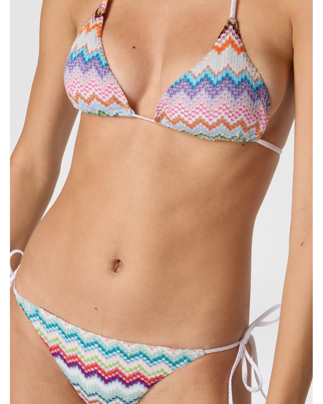 Missoni White Triangle Bikini