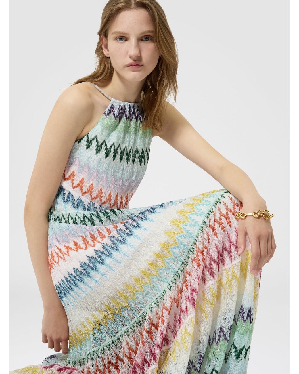 Missoni White Long Dress