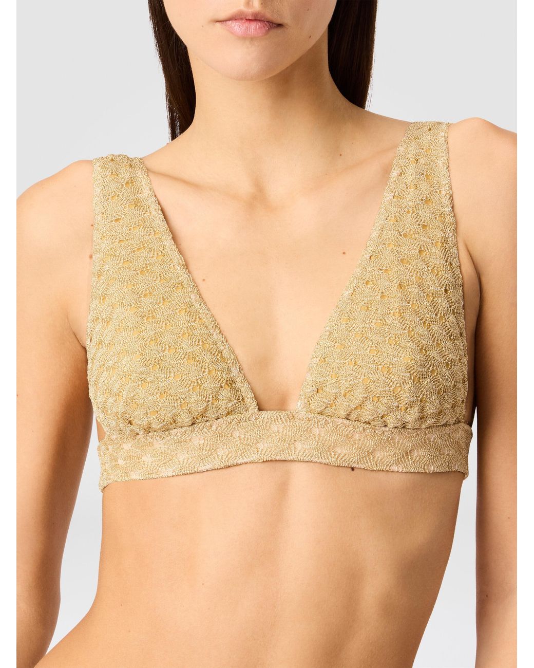 Missoni White Bralette Bikini