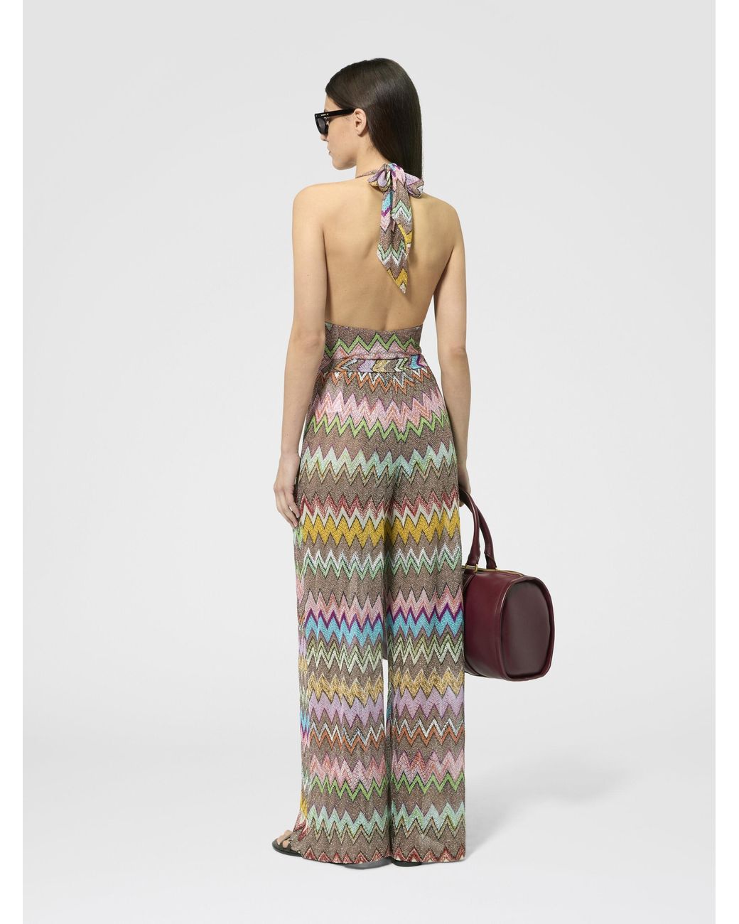 Missoni White Straight Trousers