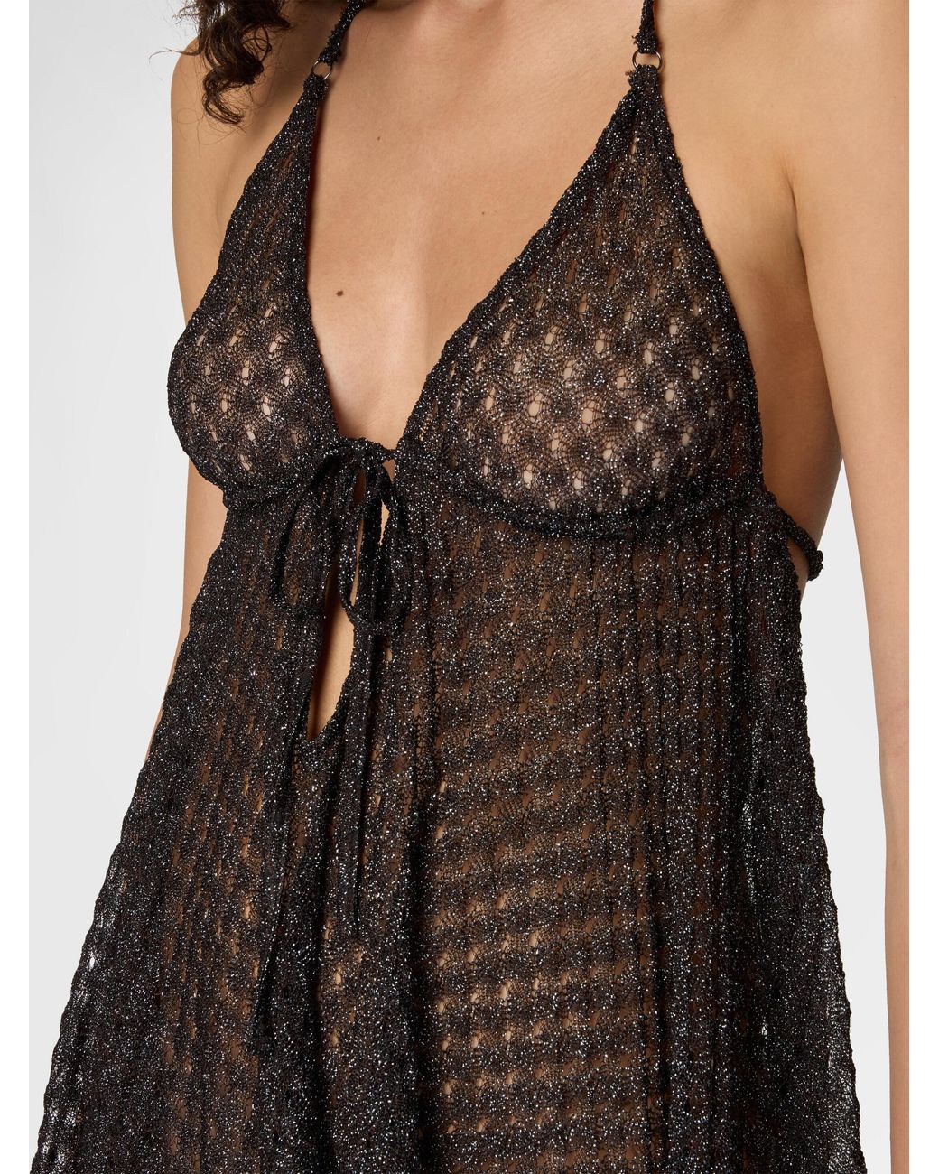 Missoni Black Babydoll Mini Dress