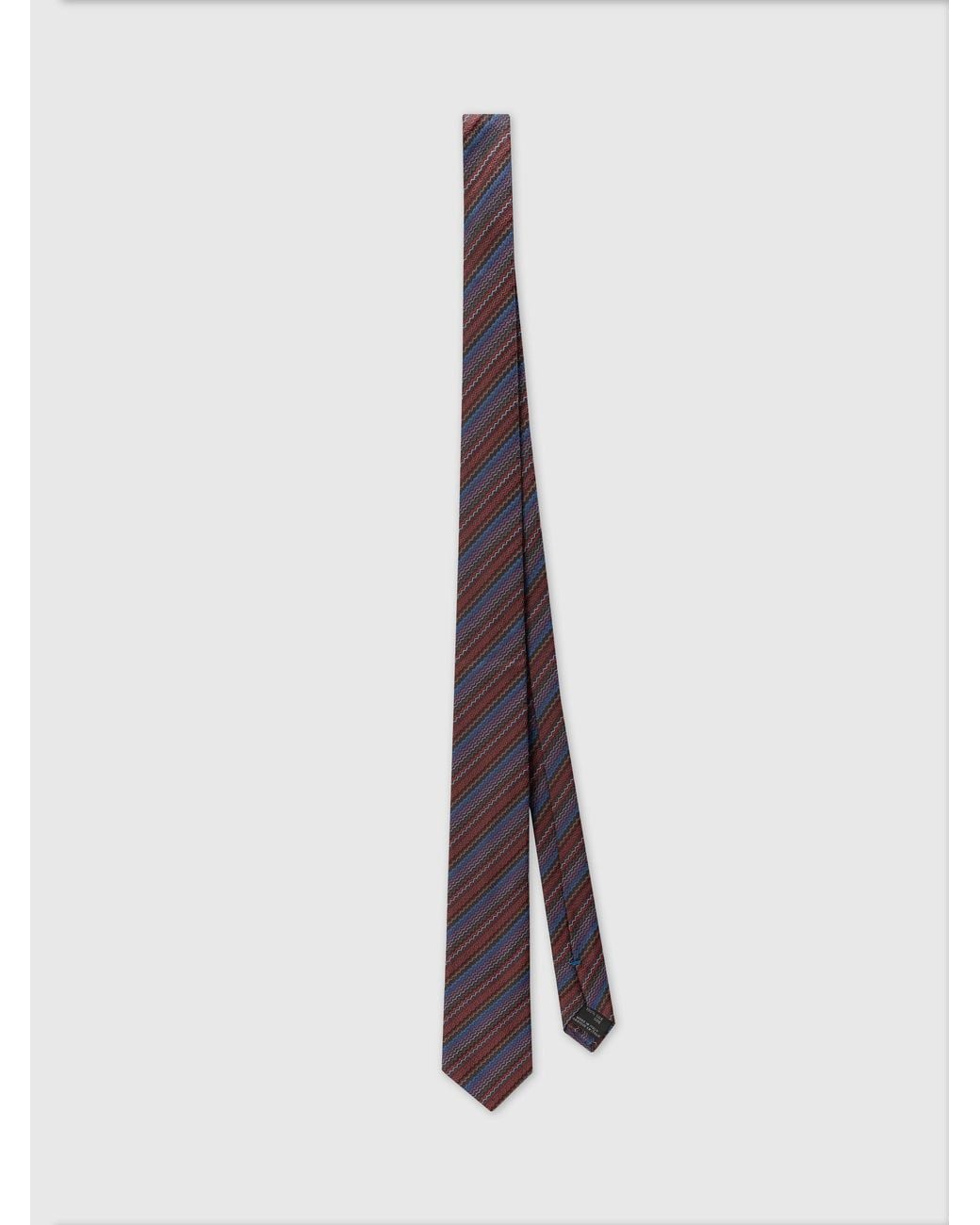 Missoni White Pure Silk Tie for men