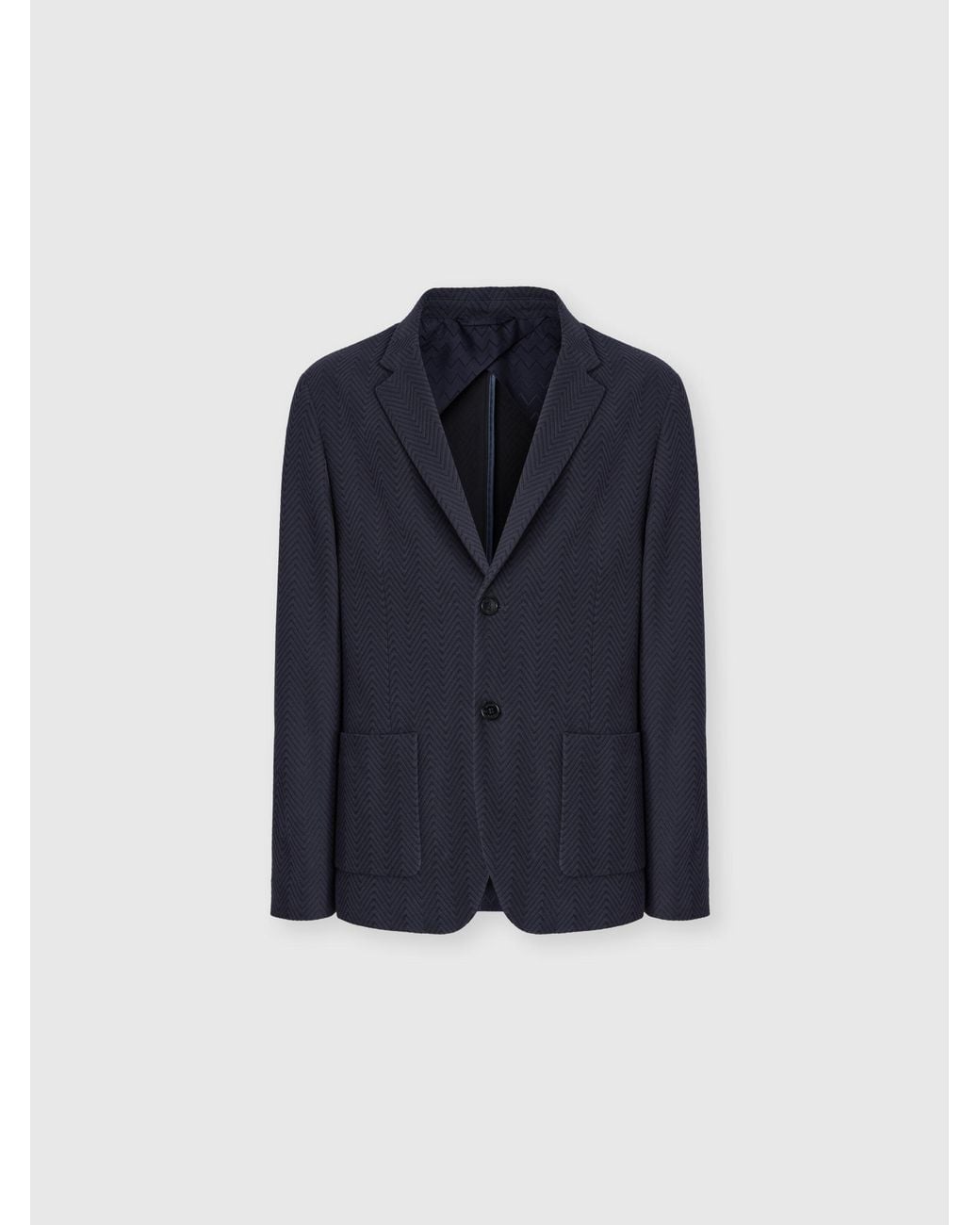 Missoni Blue Single-Breasted Blazer for men
