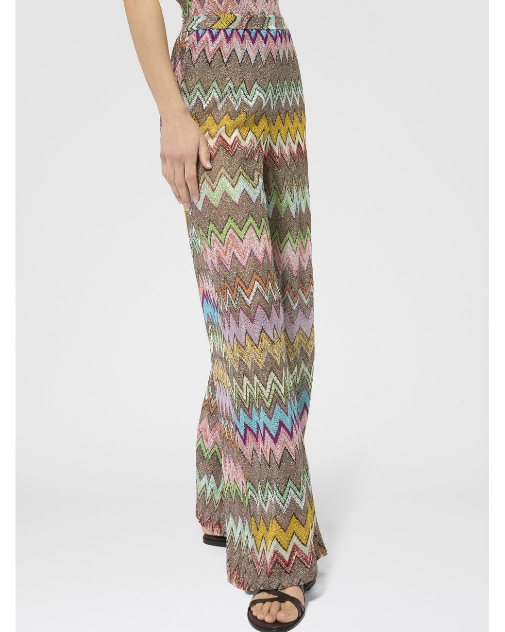 Missoni White Straight Trousers
