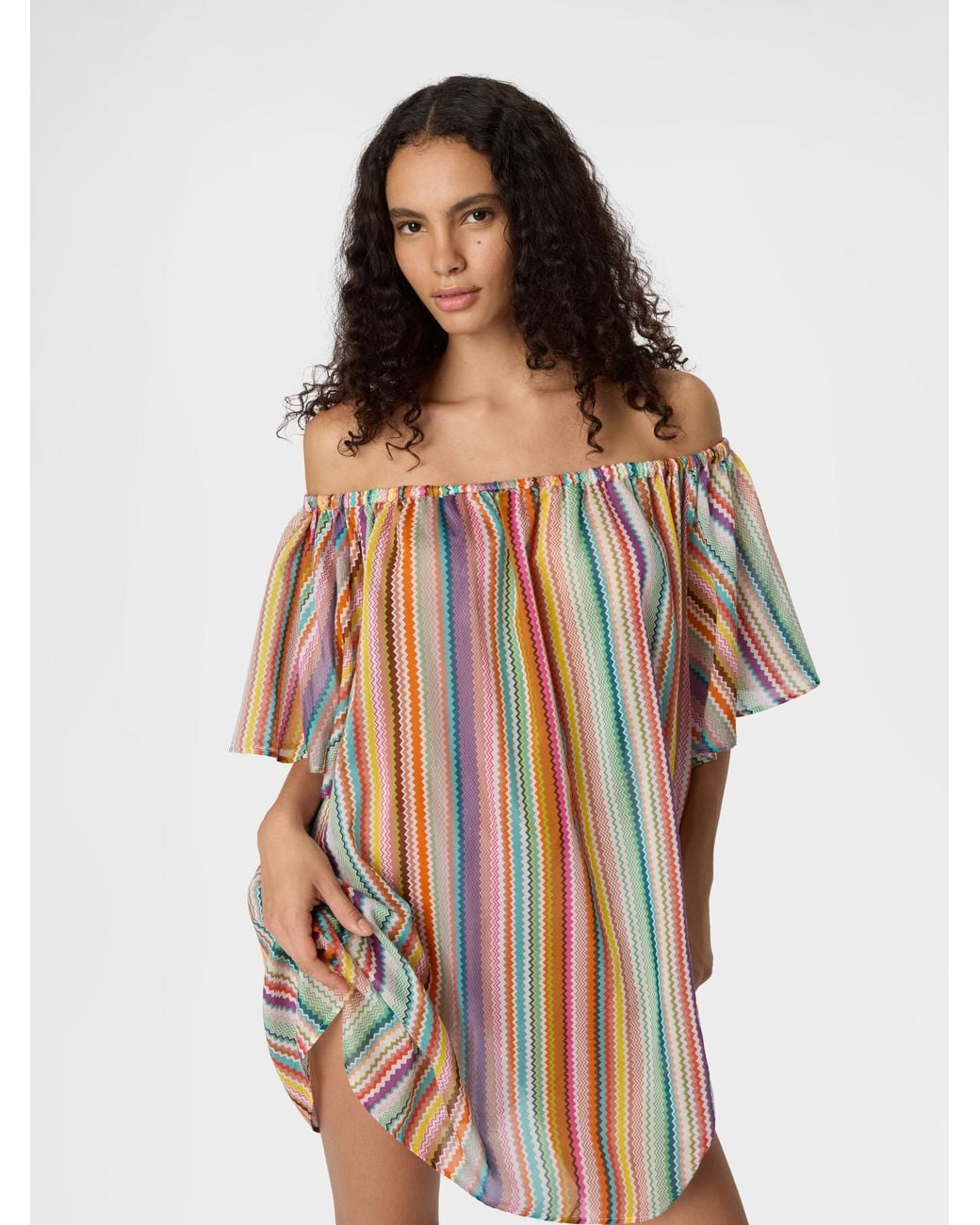 Missoni White Short Cover-Up