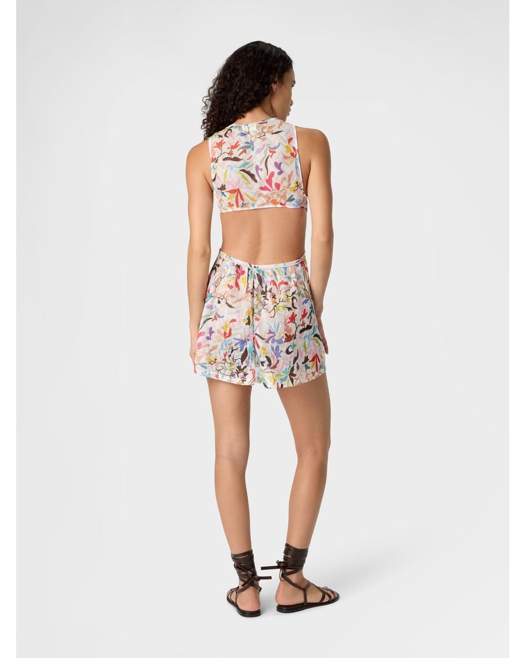 Missoni White Mini Cover-Up Dress