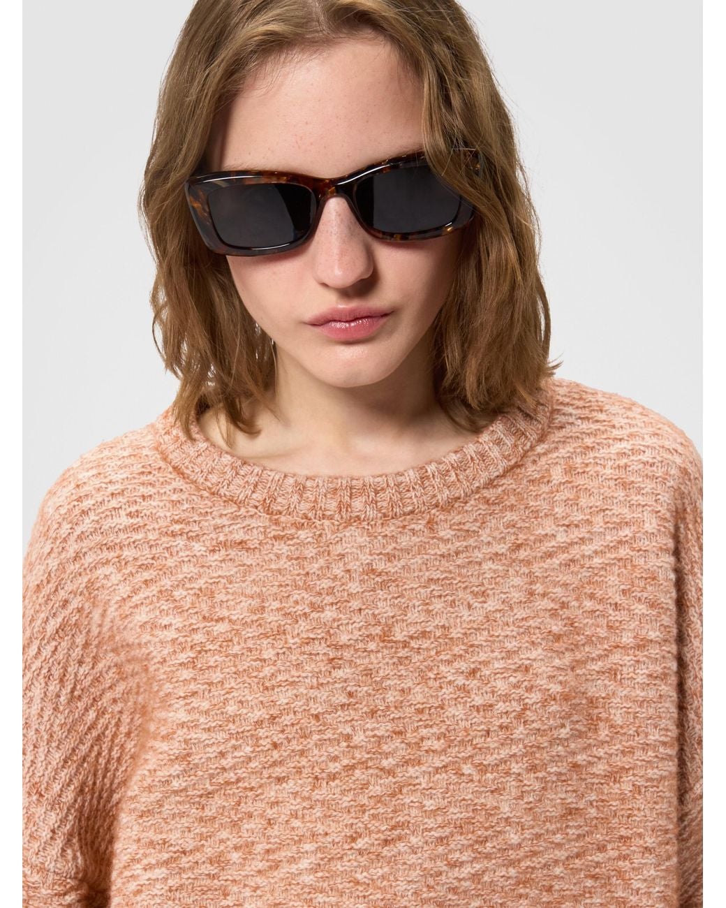 Missoni Pink Crewneck Sweater With Zig Zag Texture