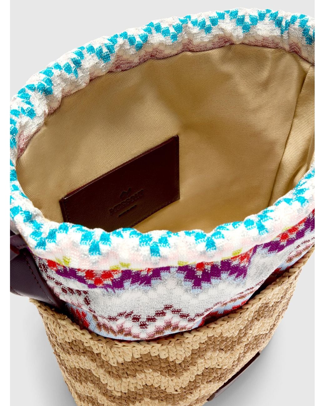Missoni Metallic Bucket Bag
