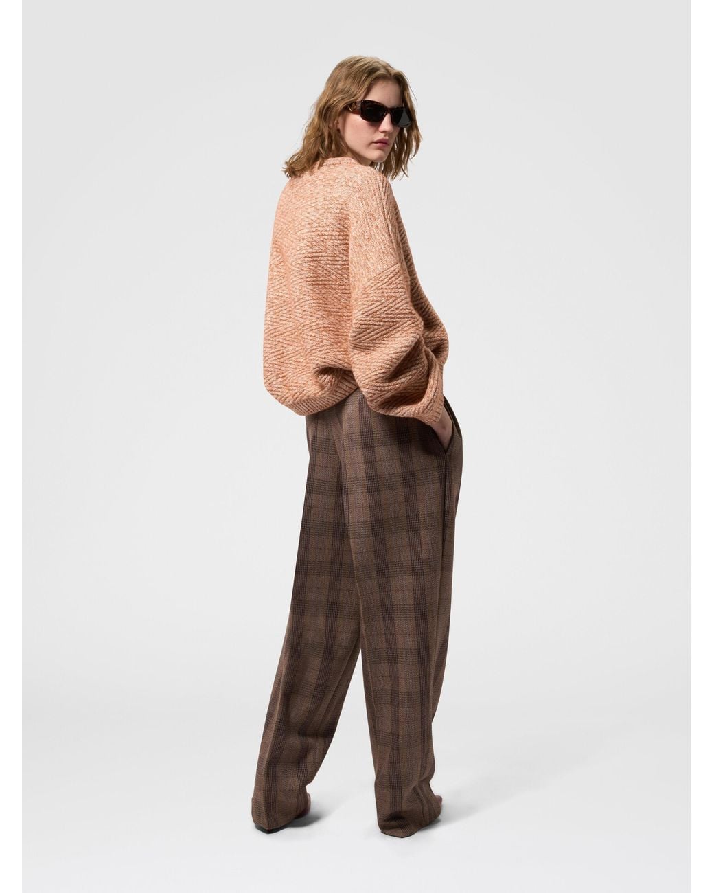 Missoni Pink Crewneck Sweater With Zig Zag Texture
