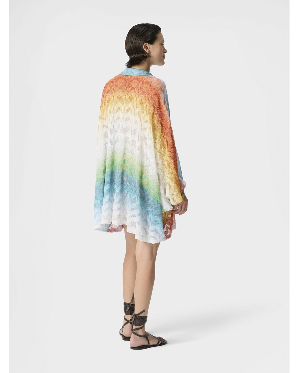 Missoni Blue Short Caftan Cover-Up