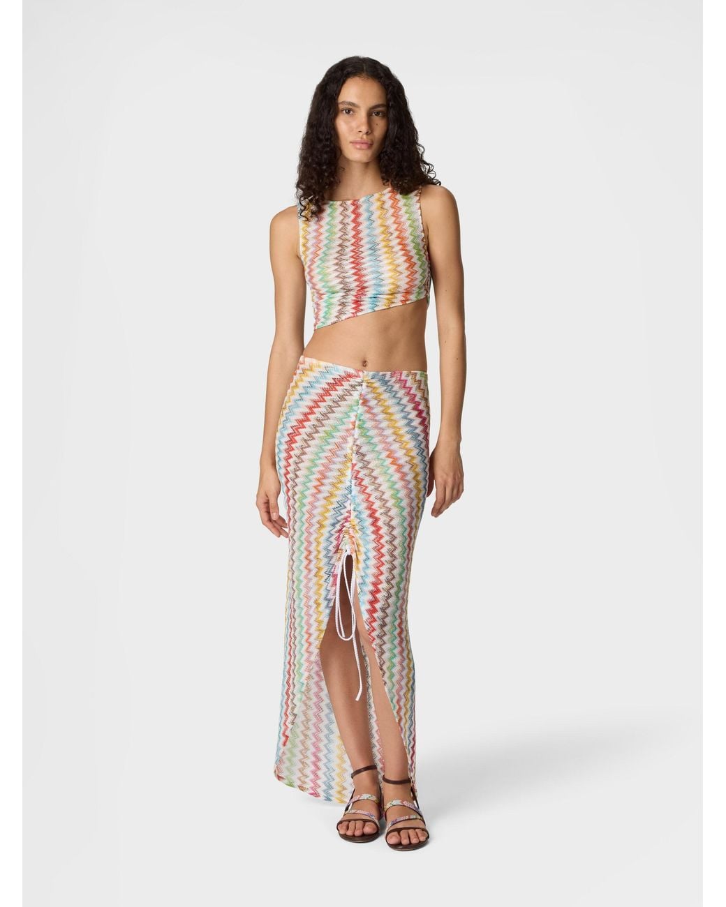 Missoni White Crop Top