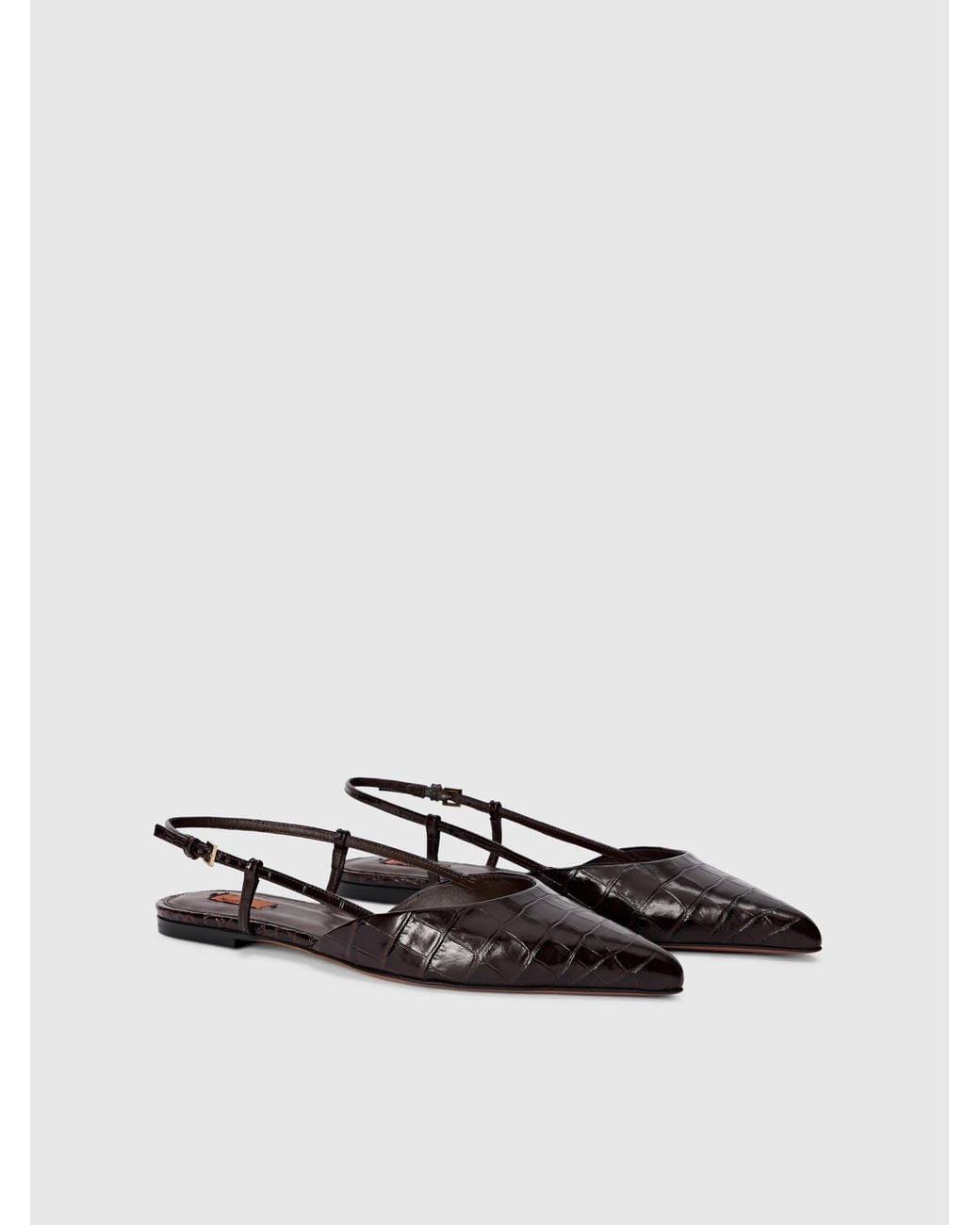 Missoni White Faux Croccodile Leather Patterned Clogs