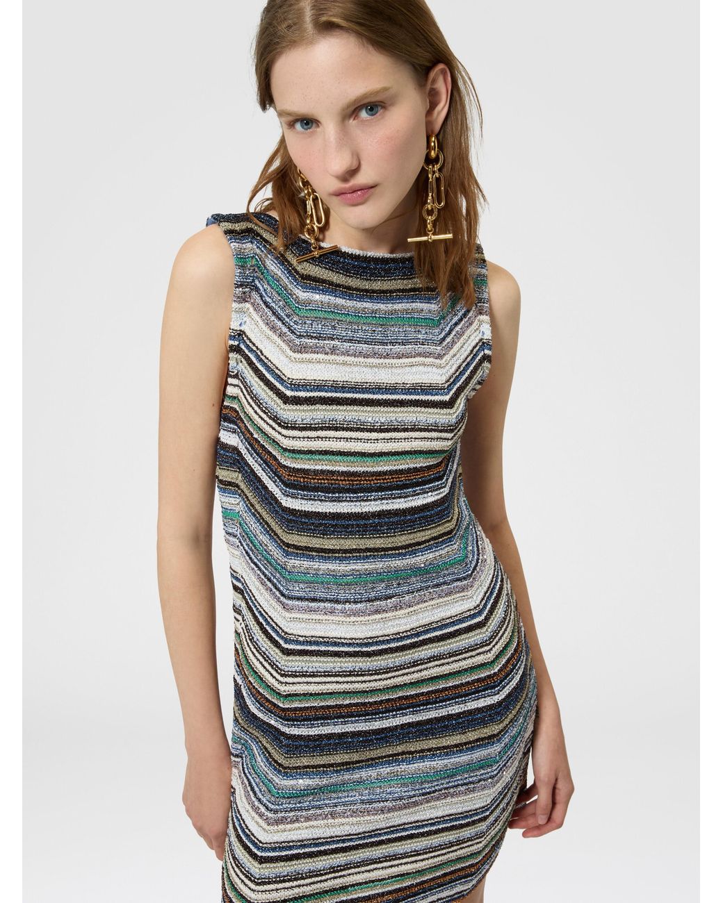 Missoni Blue Mini Dress