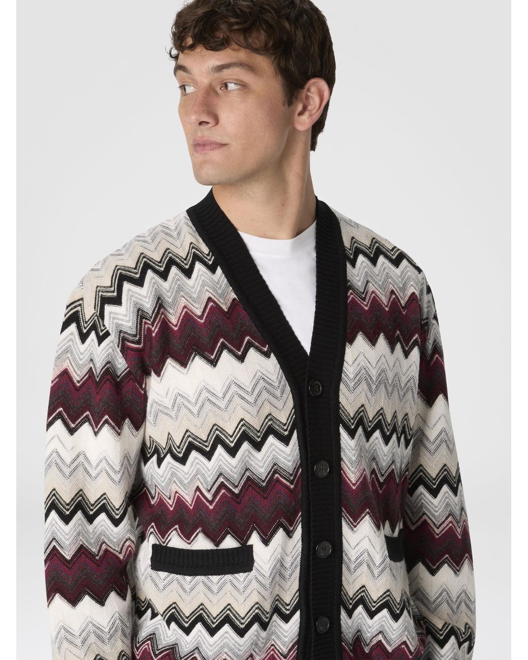 Missoni White The Cardigan for men