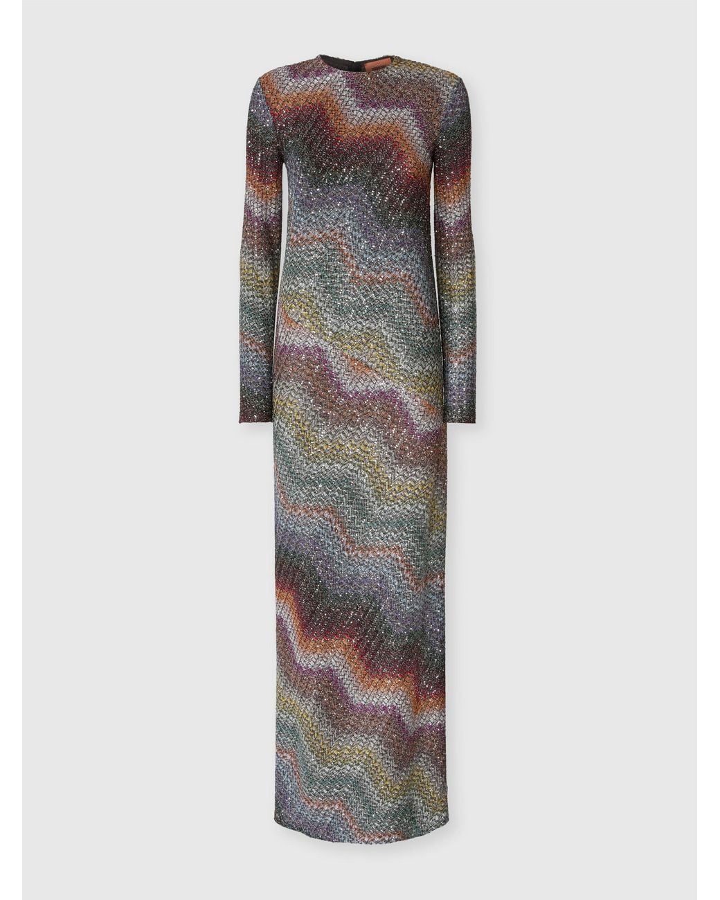 Missoni Gray Long-Sleeved Dress