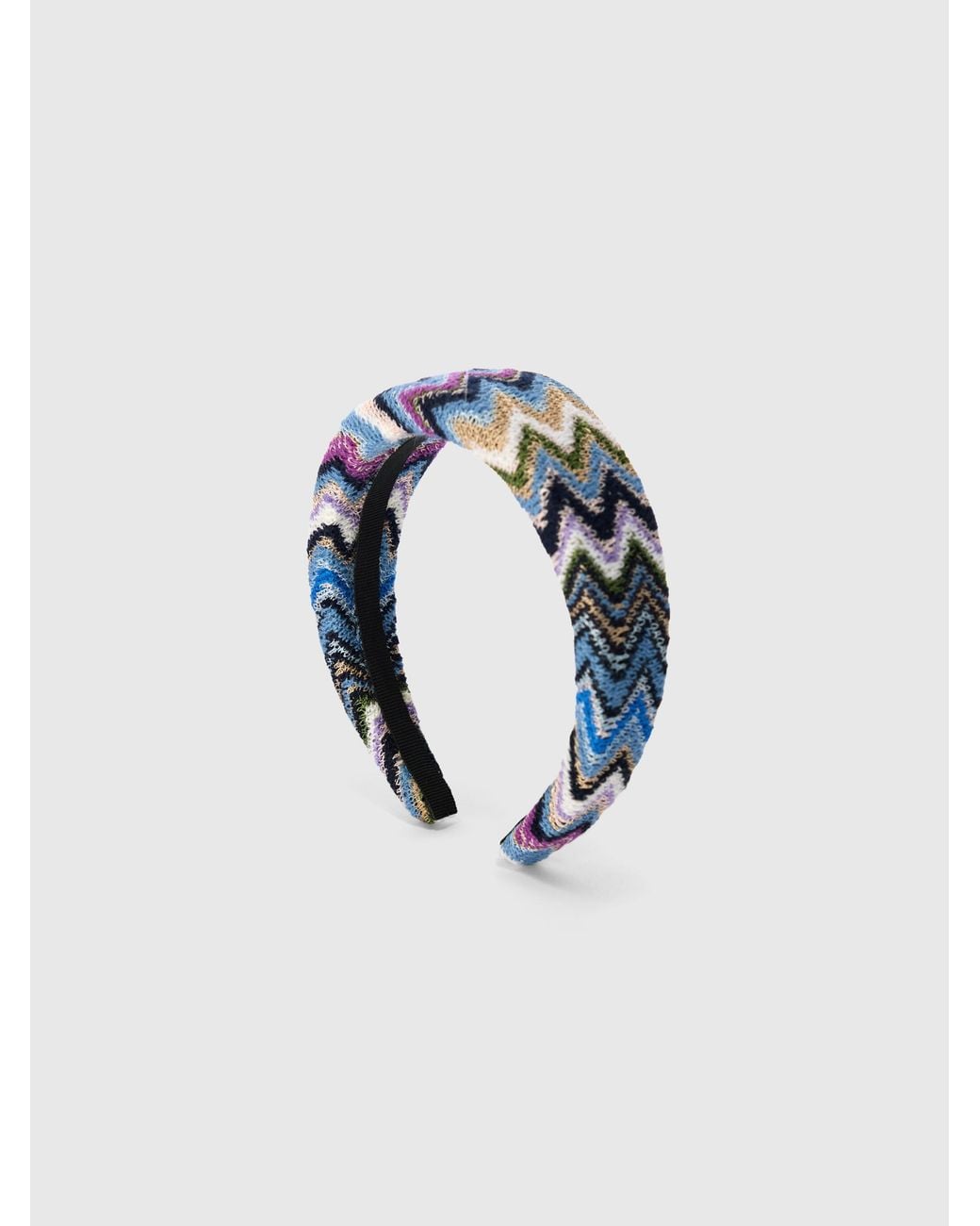 Missoni Blue Wool And Viscose Headband