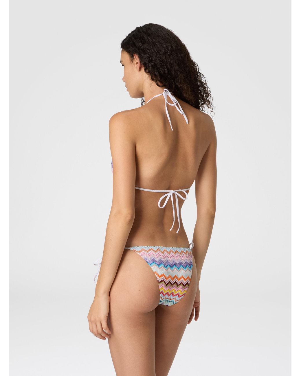 Missoni White Triangle Bikini