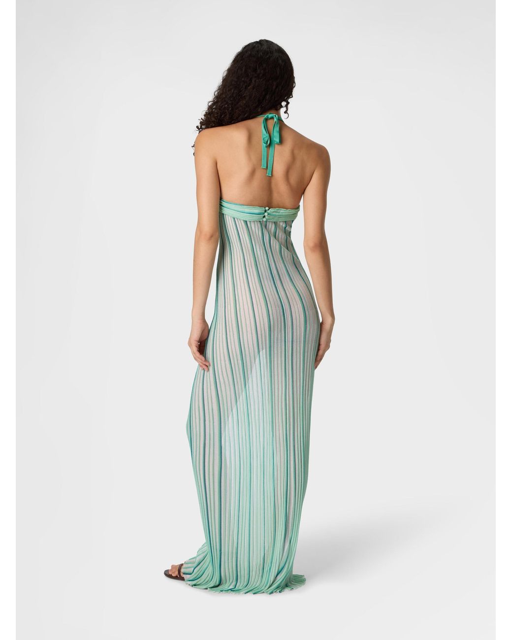 Missoni Blue Long Cover-Up Dress