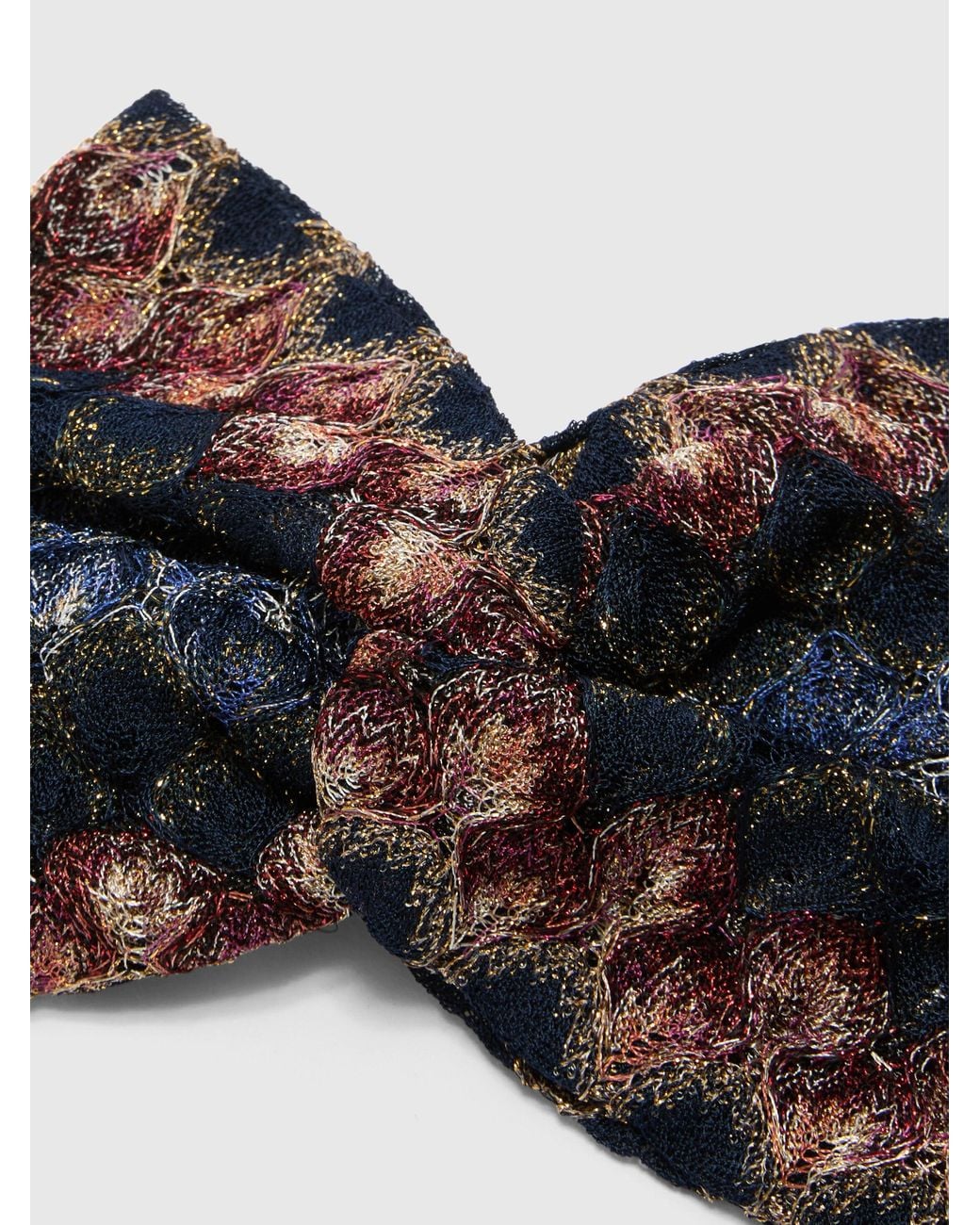 Missoni Black Viscose Lamé Headband