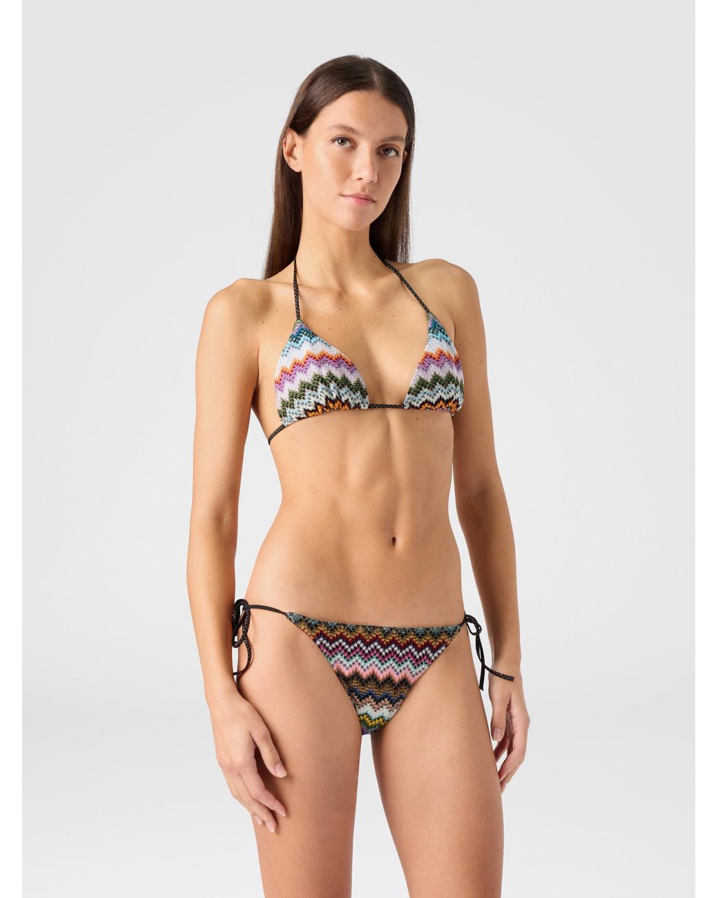 Missoni White Triangle Bikini