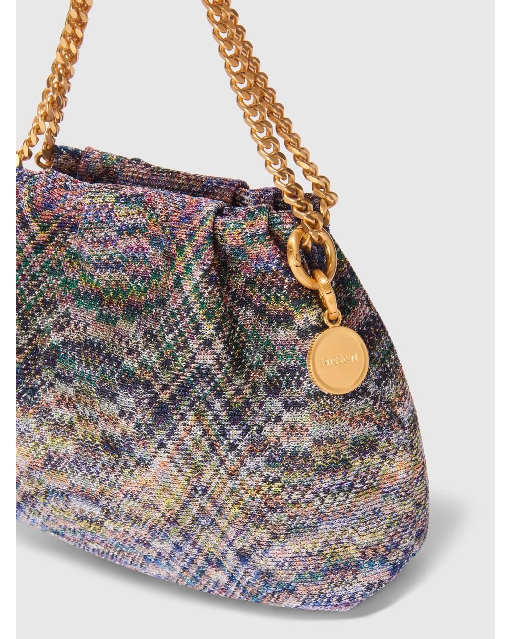 Missoni White Chain Pouch