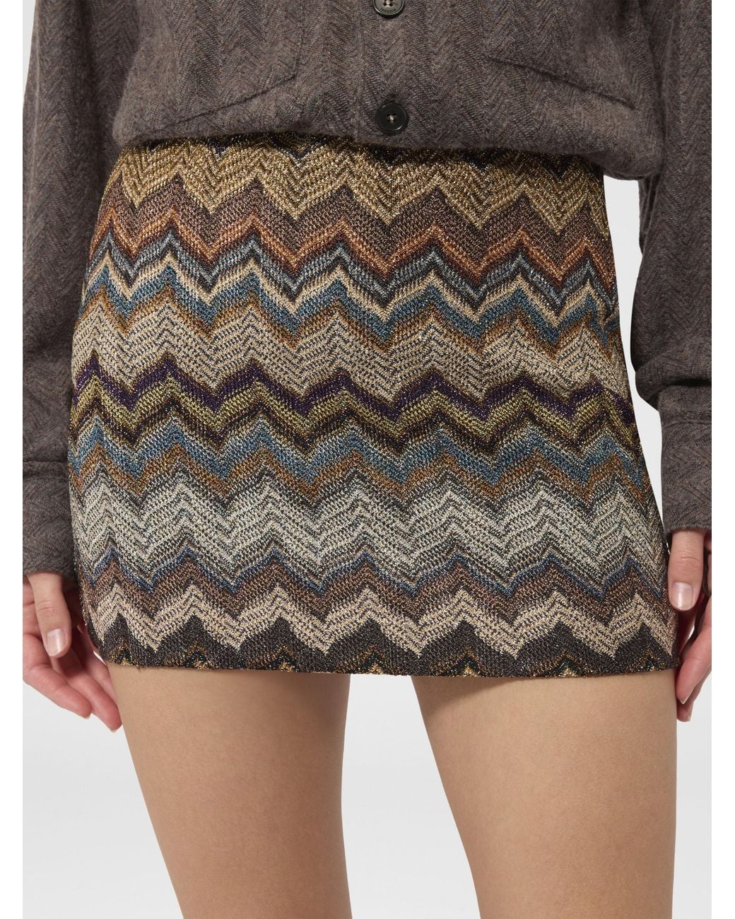 Missoni Natural Mini Skirt