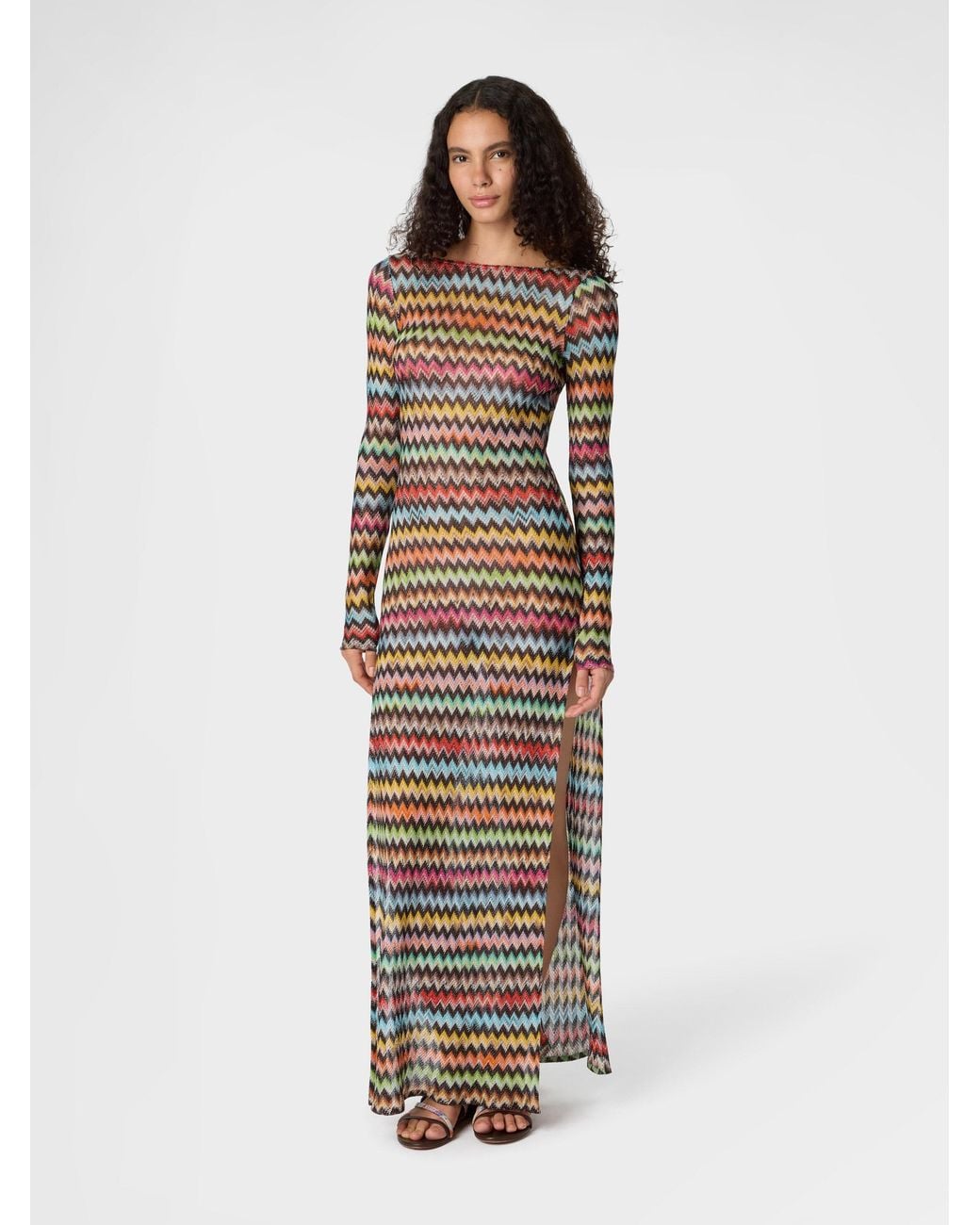 Missoni White Long Cover-Up Dress