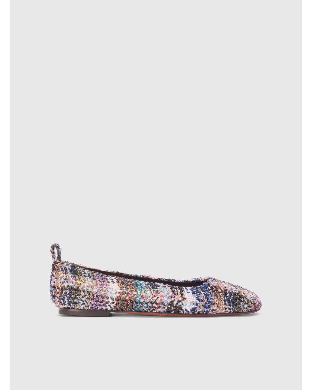 Missoni White Knitted Ballet Flats