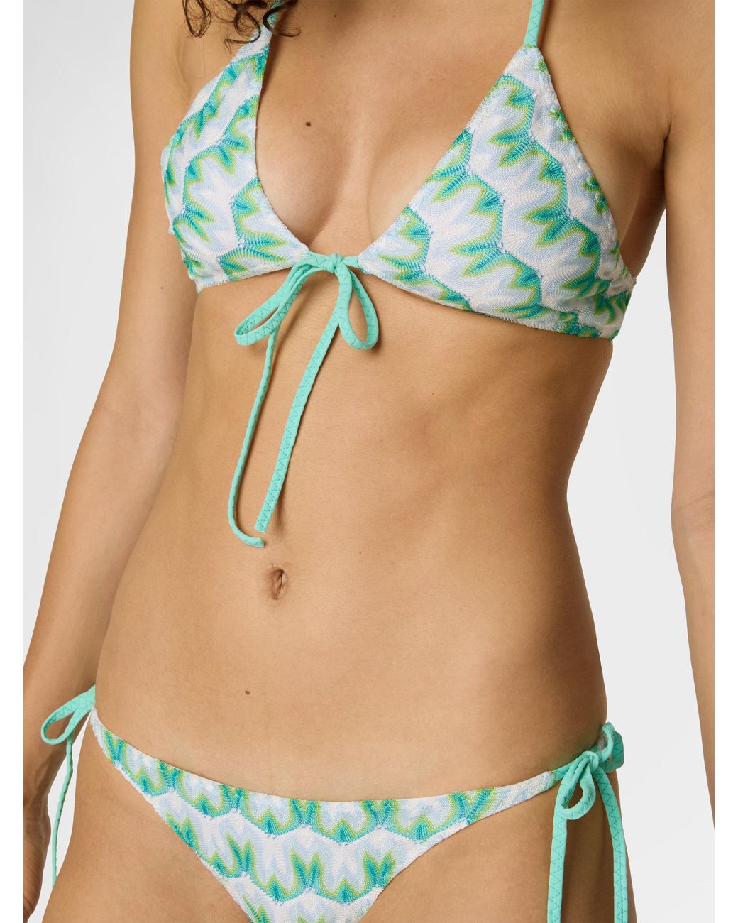 Missoni Green Triangle Bikini