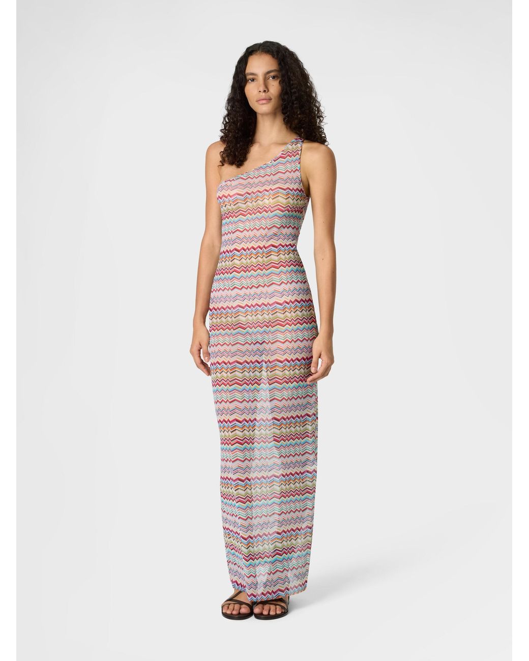 Missoni White One-Shoulder Cover-Up