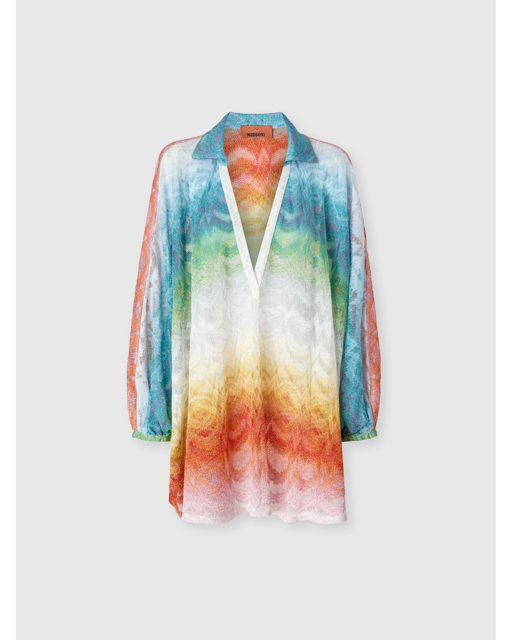 Missoni Blue Short Caftan Cover-Up