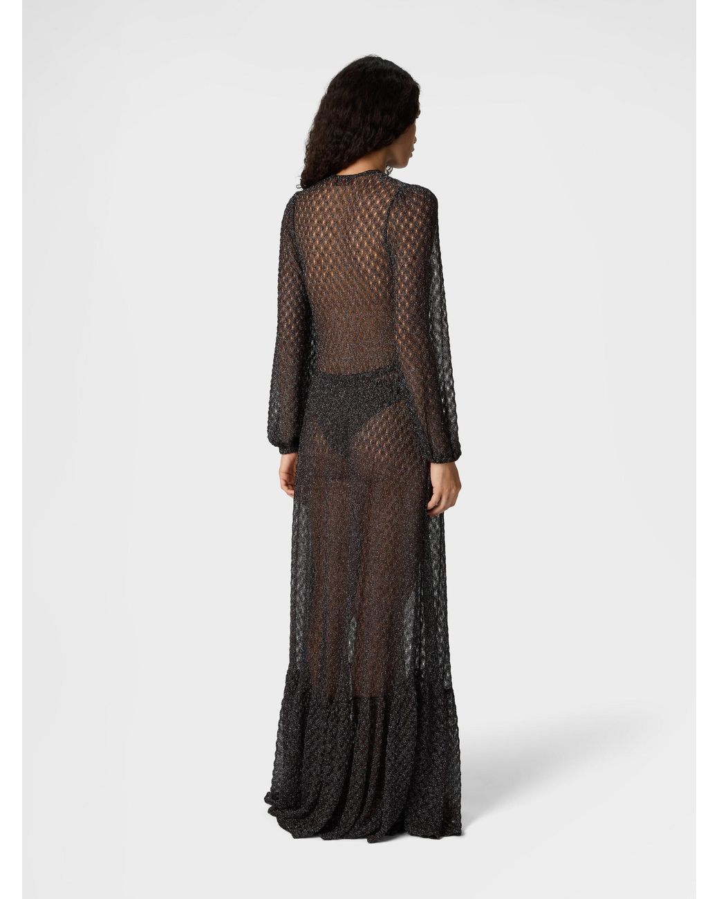 Missoni Black Long Cover-Up Dress