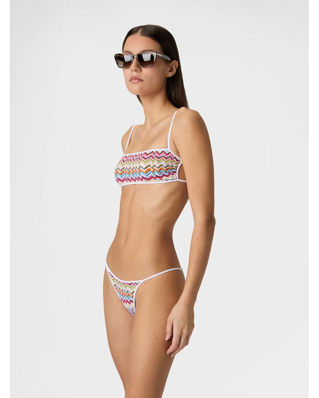 Missoni White Bralette Bikini