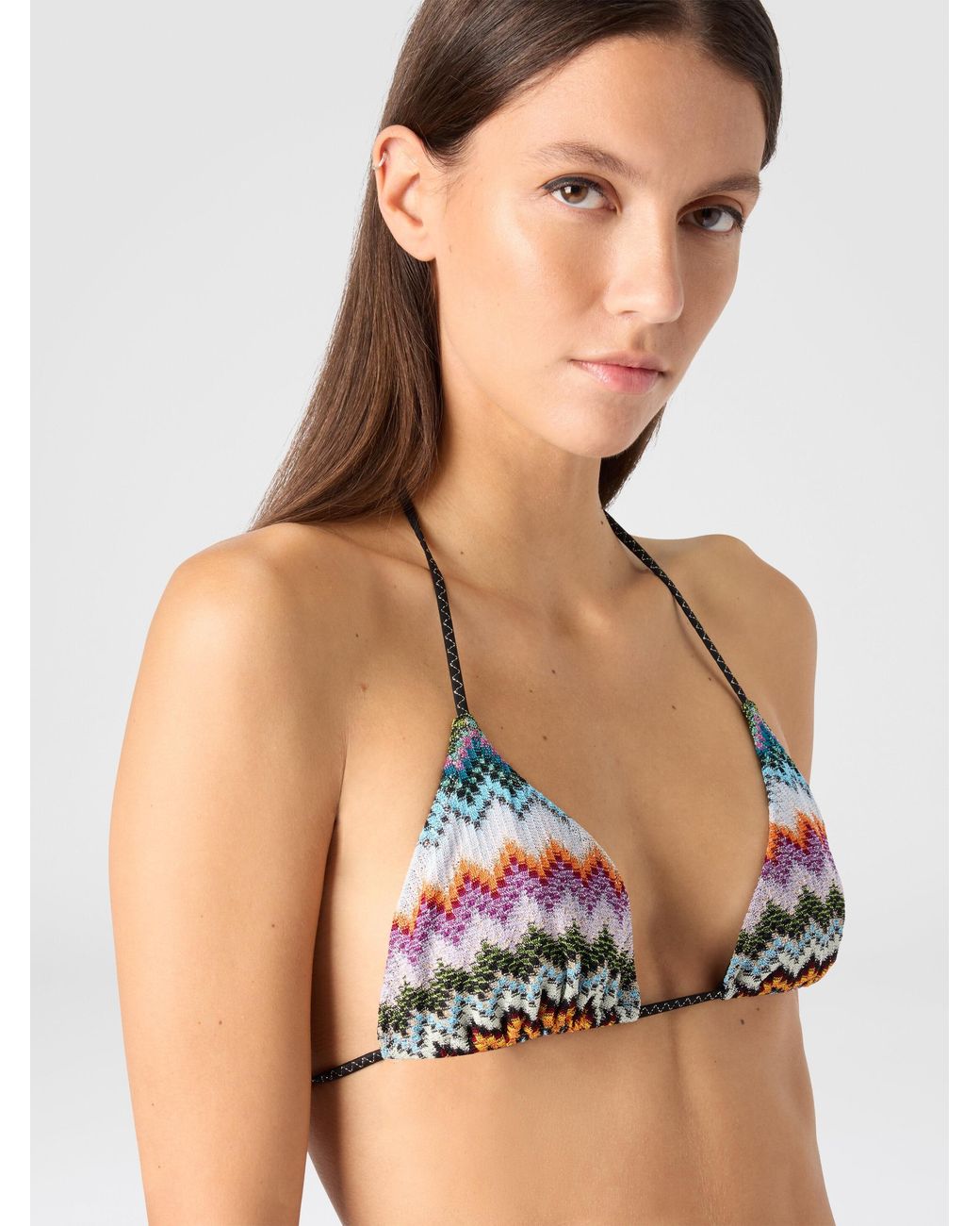 Missoni White Triangle Bikini