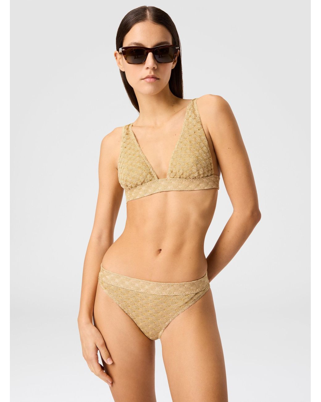 Missoni White Bralette Bikini