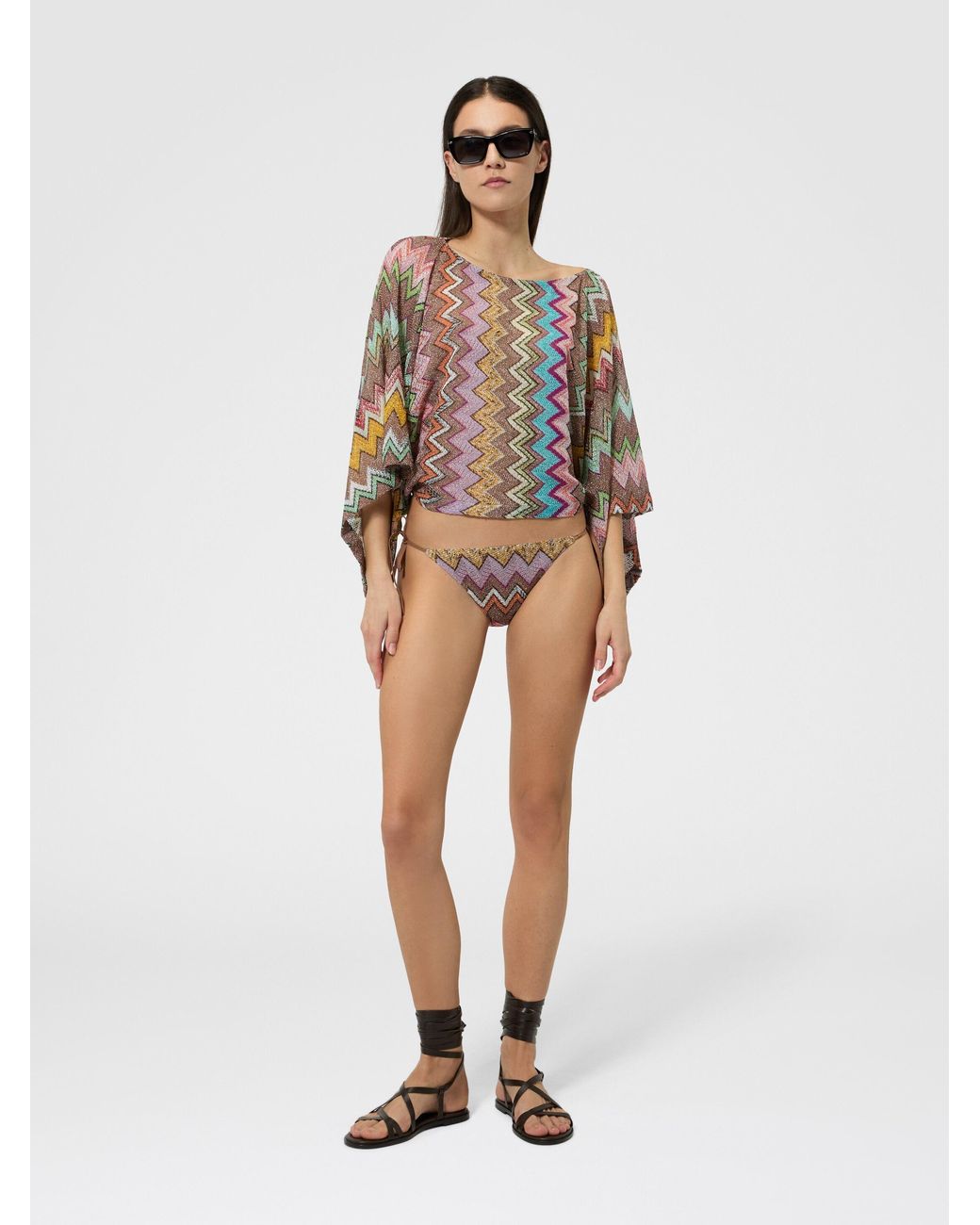 Missoni White Long-Sleeved Top