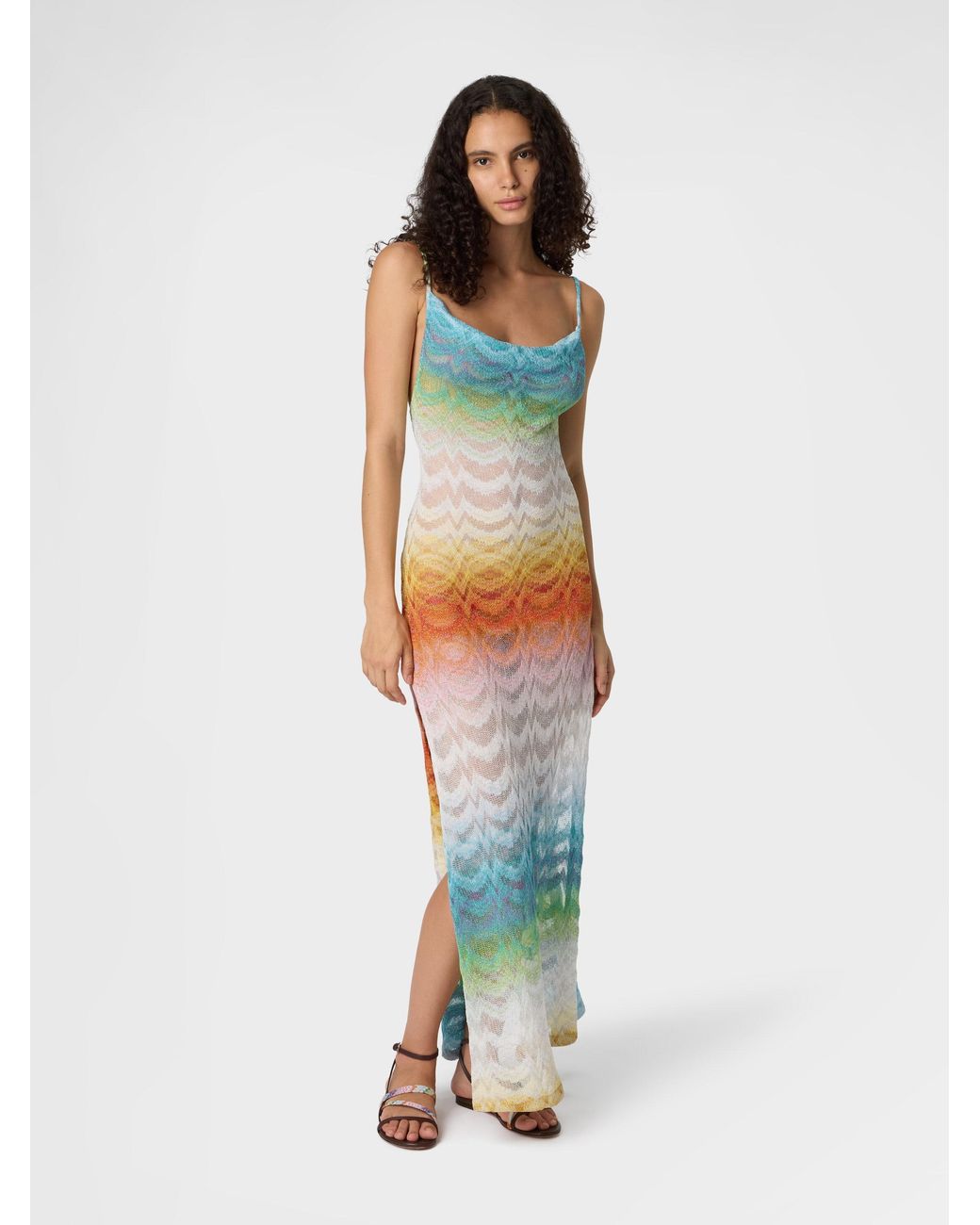 Missoni Green Long Cover-Up Dress
