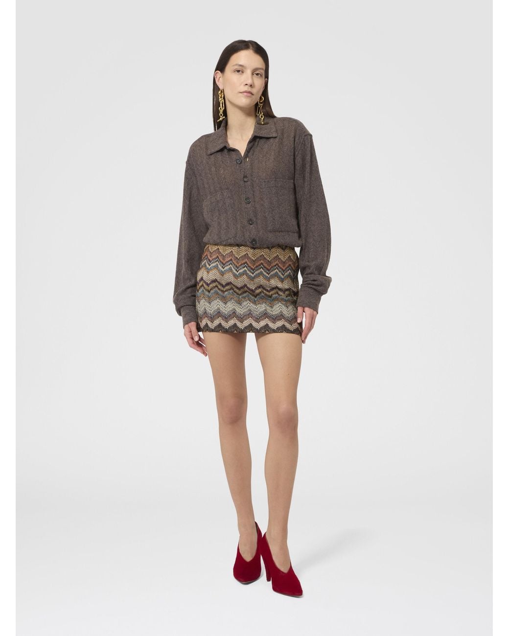 Missoni Natural Mini Skirt