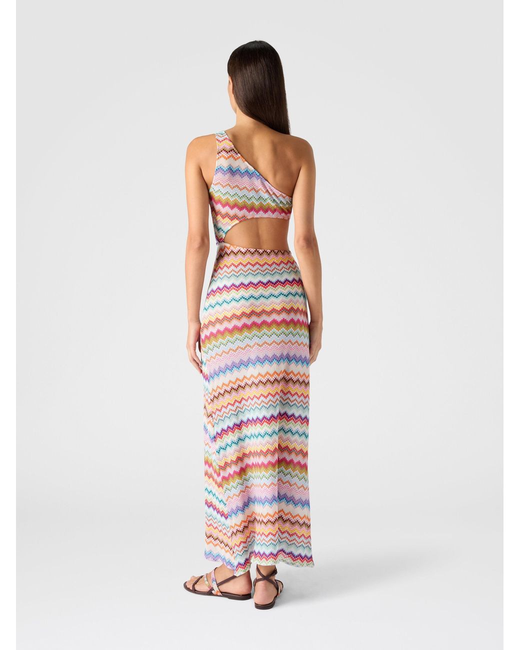 Missoni White One-Shoulder Cover-Up