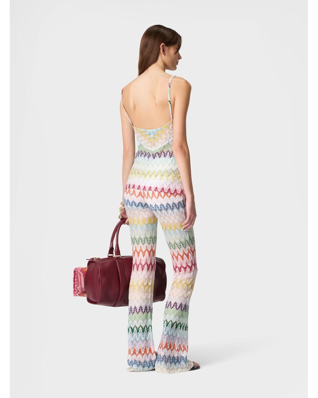 Missoni White Flare Trousers