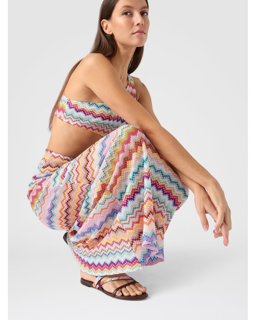 Missoni White One-Shoulder Cover-Up