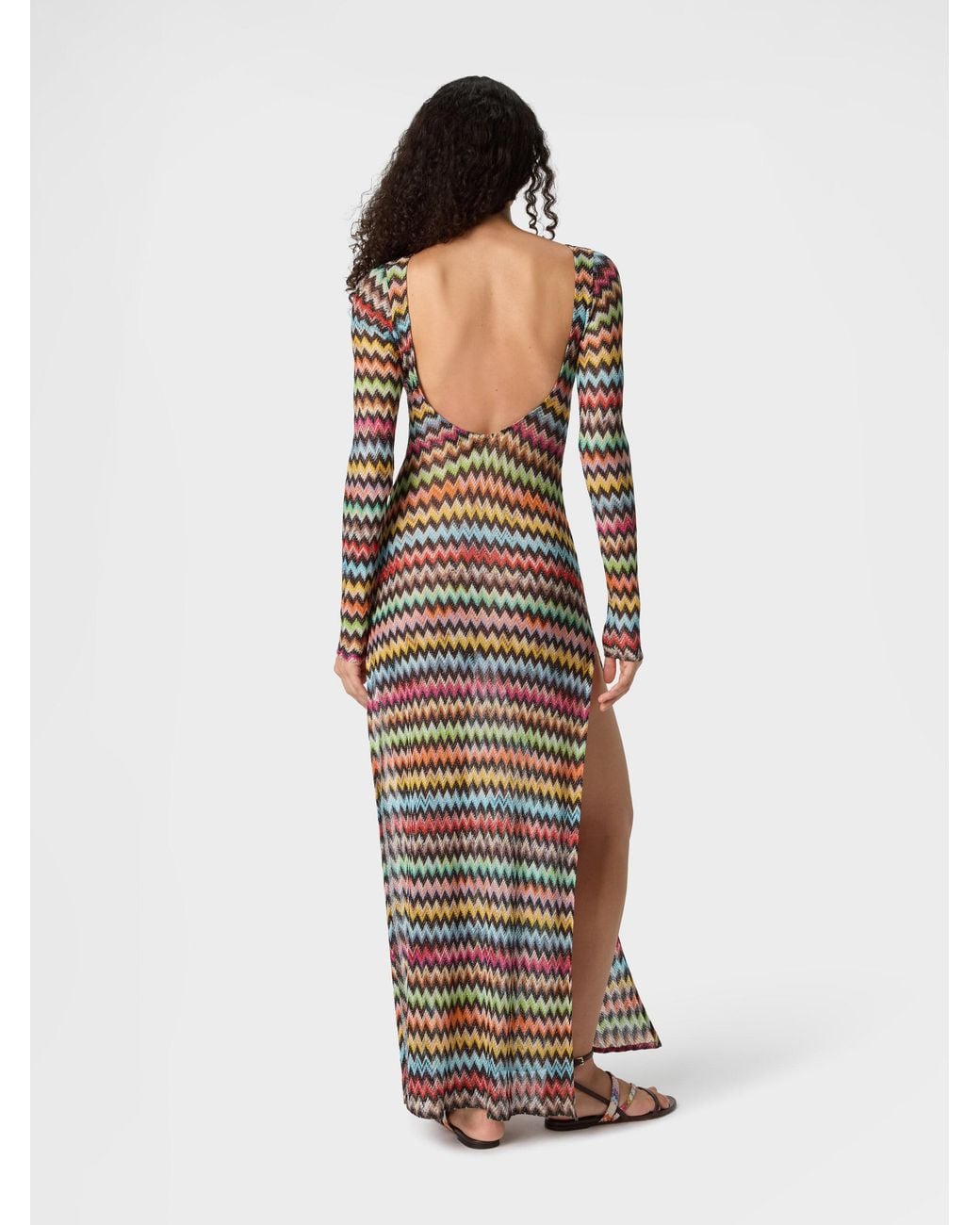 Missoni White Long Cover-Up Dress