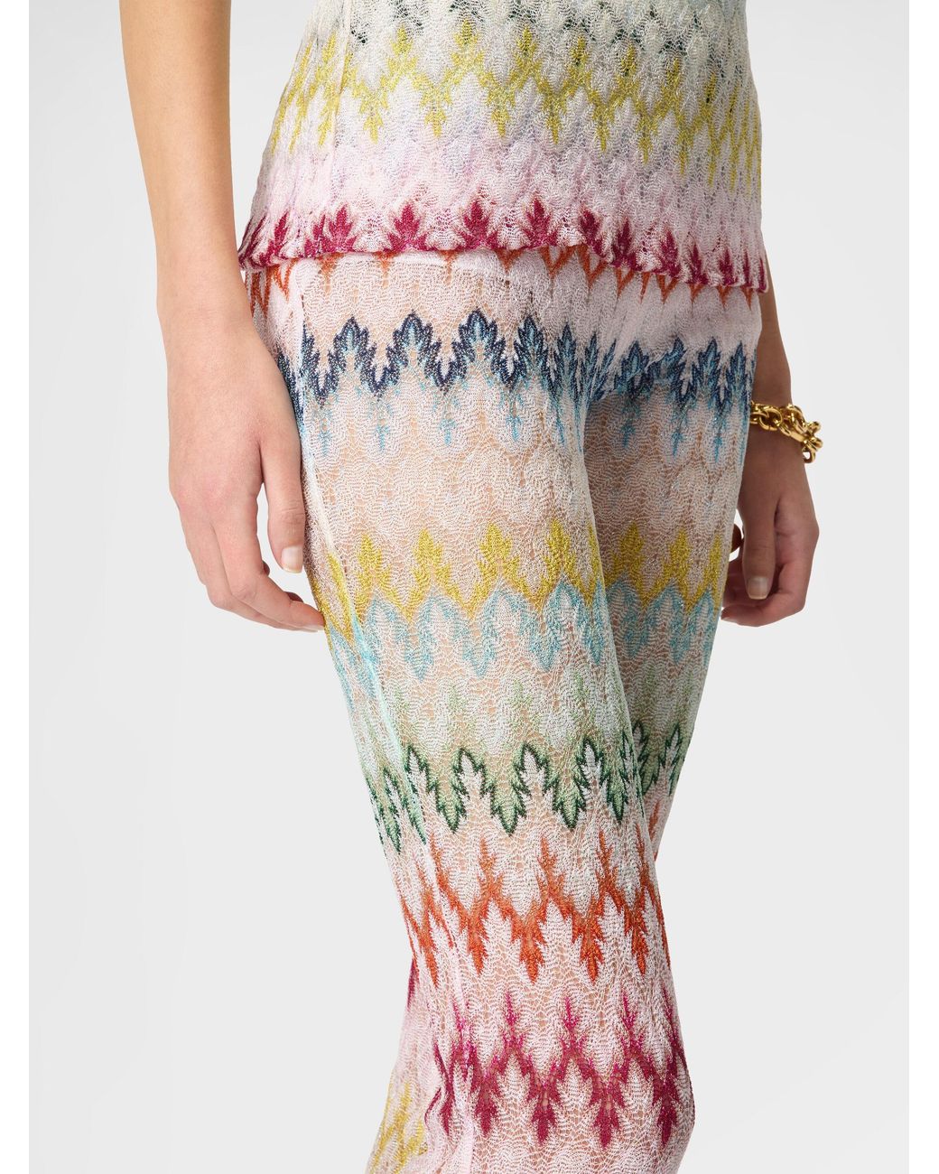 Missoni White Flare Trousers
