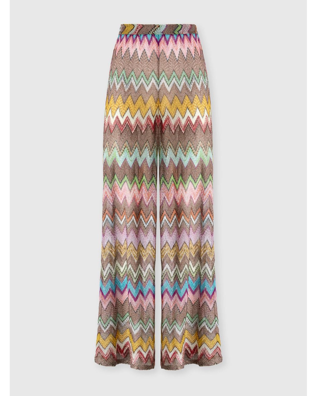 Missoni White Straight Trousers