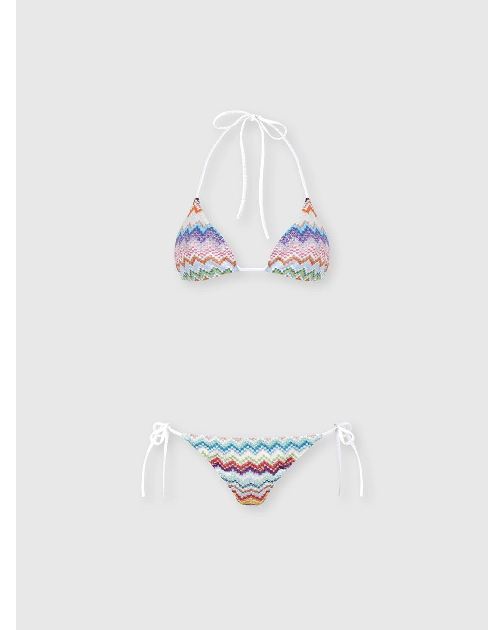 Missoni White Triangle Bikini