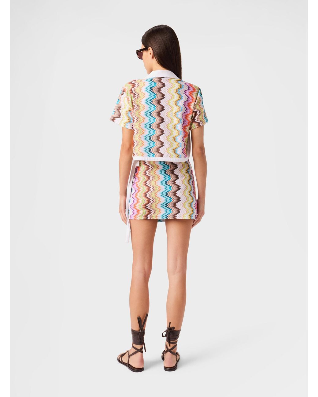 Missoni White Cropped Polo
