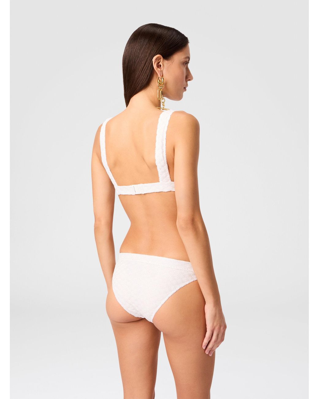 Missoni White Bralette Bikini
