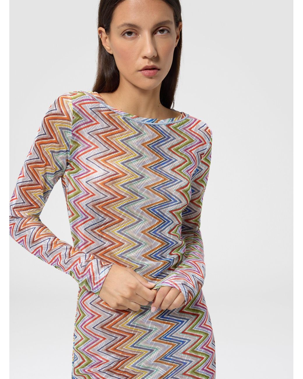 Missoni White Long-Sleeve T-Shirt