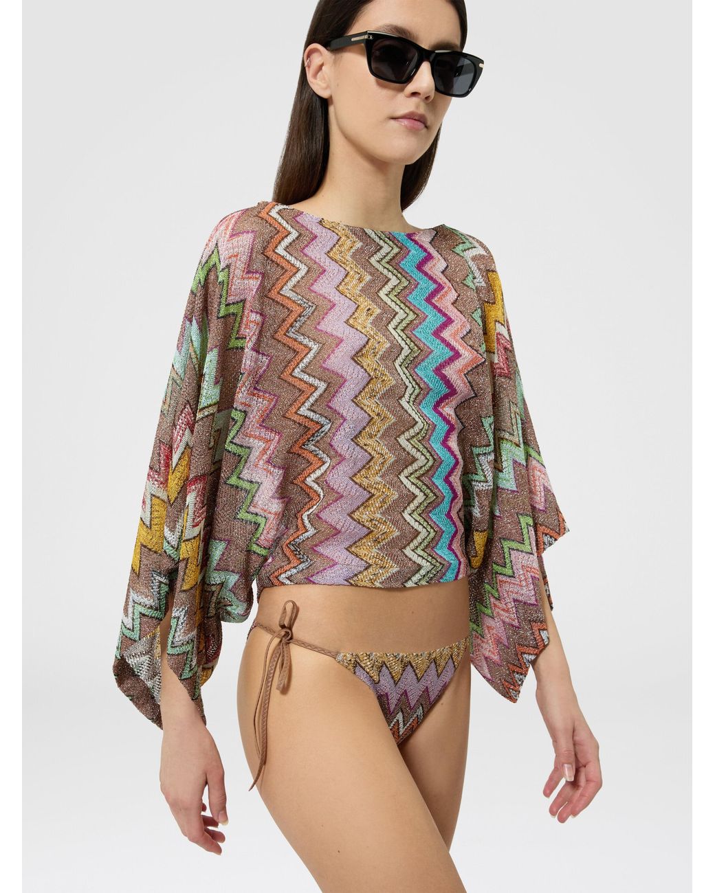 Missoni White Long-Sleeved Top